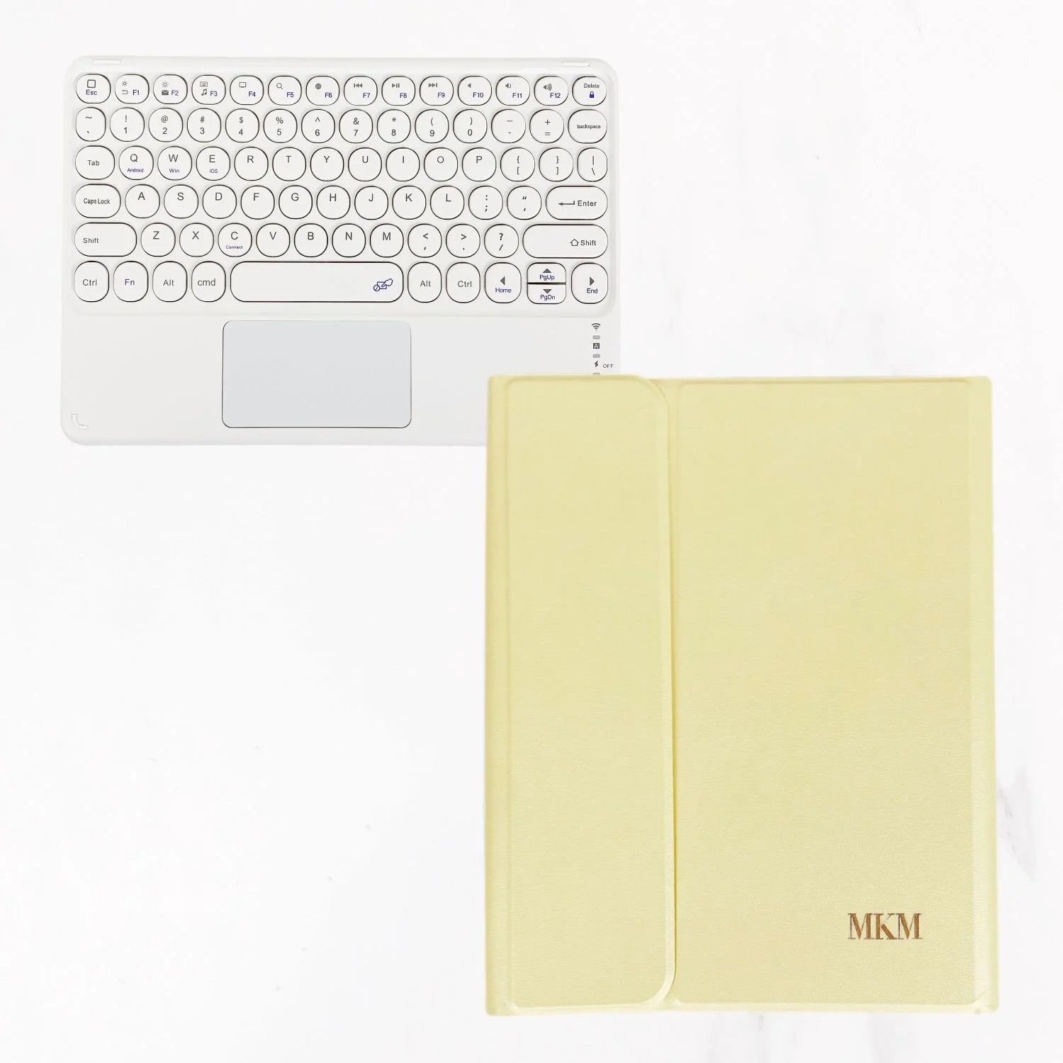 iPad Series - Director Leather Keyboard Case - Lily Yellow